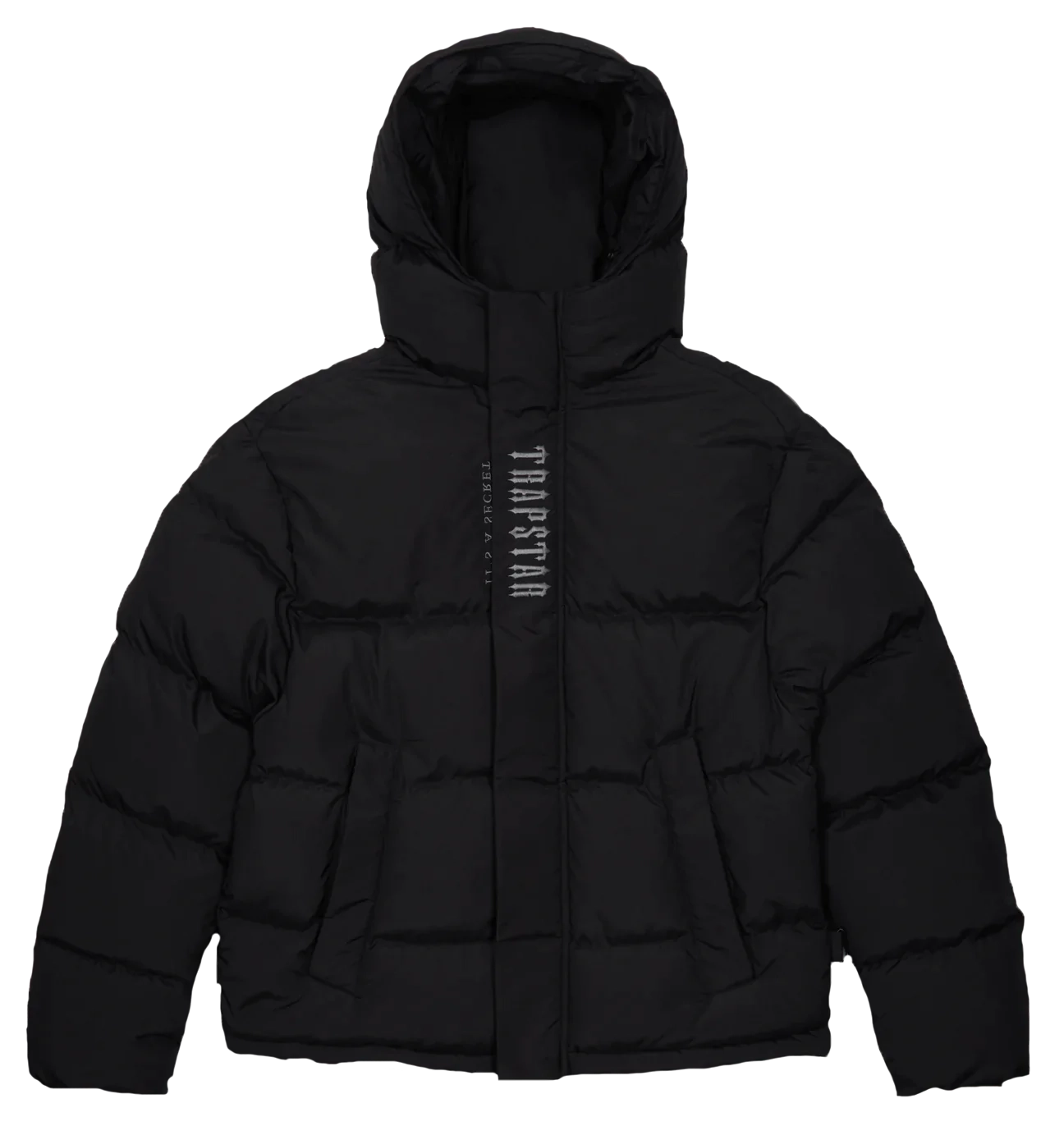 TRAPSTAR DECODED HOODED PUFFER 2.0 - BLACK