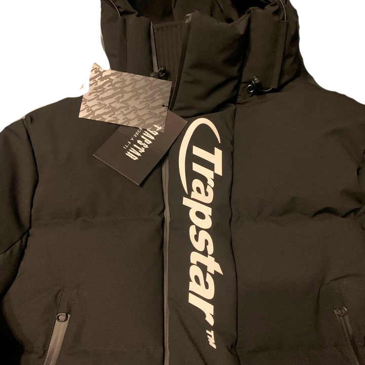 Trapstar Irongate Detachable Hooded Puffer Jacket - Blackout Edition – Ice  Kickz