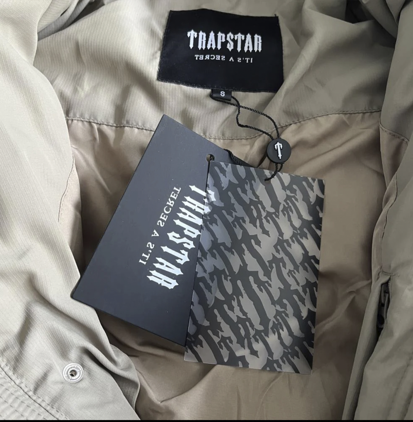TRAPSTAR DECODED HOODED PUFFER 2.0 -BRINDLE