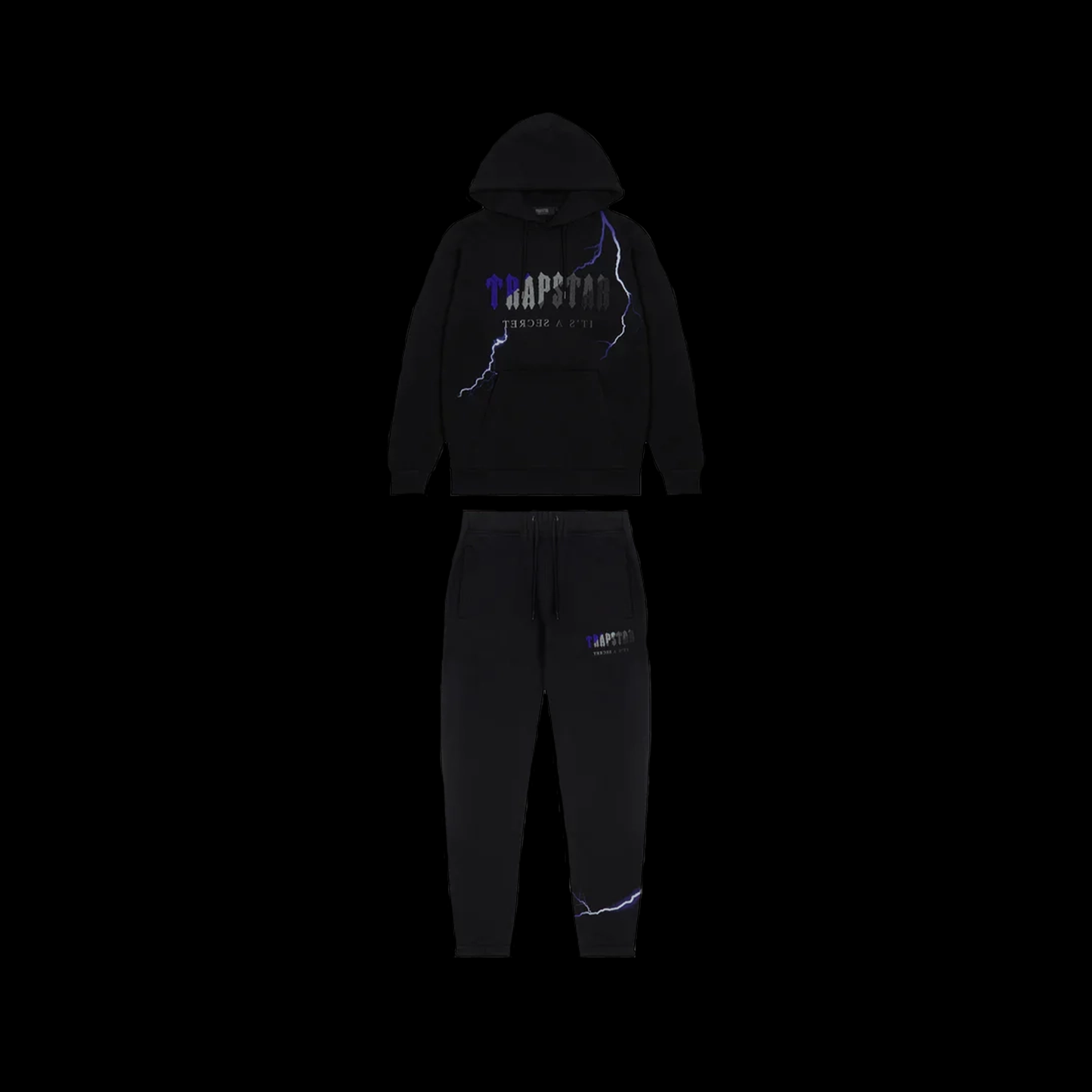 TRAPSTAR CHENILLE DECODED HOODIE TRACKSUIT - LIGHTNING EDITION