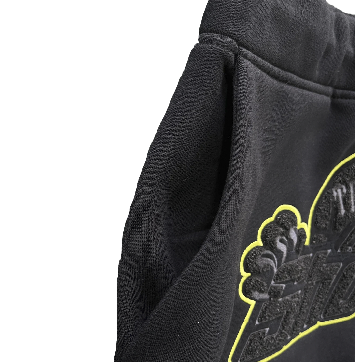TRAPSTAR SHOOTERS HOODIE TRACKSUIT - BLACK/LIME