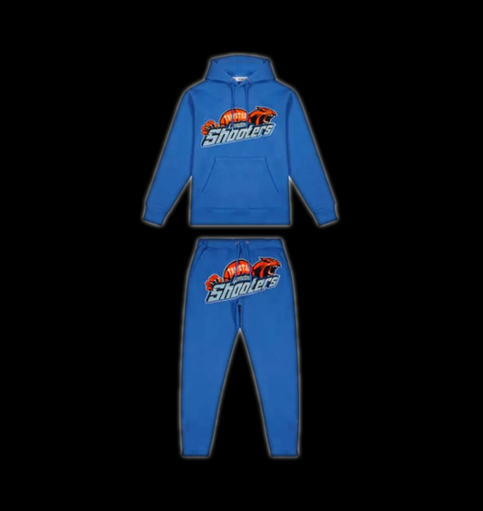 TRAPSTAR LONDON SHOOTERS HOODED TRACKSUIT- BLUE