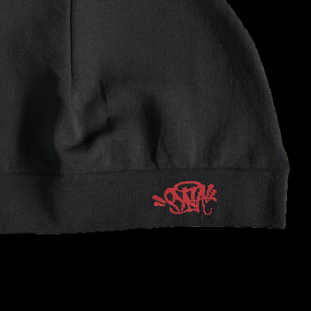 SYNA SKULL HAT - BLACK/RED